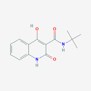 4-hydroxy-2-oxoquinoline-3-carboxylic Acid tert-butylamide