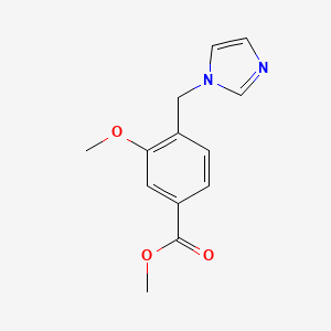 Methyl 4-(imidazol-1-ylmethyl)-3-methoxybenzoate