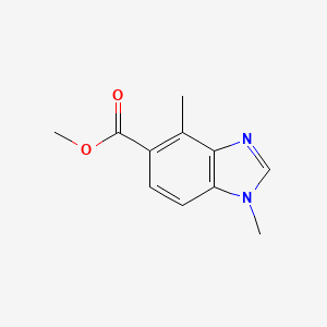 methyl 1,4-dimethyl-1H-benzimidazole-5-carboxylate