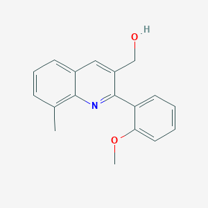 (2-(2-Methoxyphenyl)-8-methylquinolin-3-yl)methanol