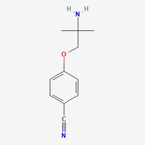 4-(2-Amino-2-methylpropoxy)benzonitrile