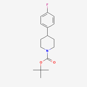 molecular formula C16H22FNO2 B8475501 Tert-butyl 4-(4-fluorophenyl)piperidine-1-carboxylate 