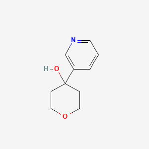 molecular formula C10H13NO2 B8475525 4-Hydroxy-4-(pyridin-3-yl)tetrahydropyran 