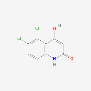 molecular formula C9H5Cl2NO2 B8475591 5,6-Dichloro-2,4-dihydroxyquinoline 