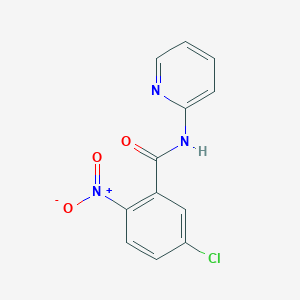 molecular formula C12H8ClN3O3 B8475614 5-Chloro-2-nitro-n-(2-pyridyl)benzamide 