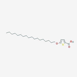molecular formula C23H40O3S B8475823 5-(Octadecyloxy)thiophene-2-carboxylic acid CAS No. 62071-14-1