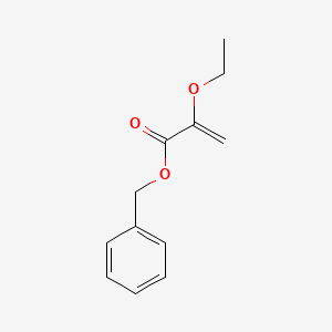 molecular formula C12H14O3 B8475830 Benzyl 2-ethoxyacrylate 