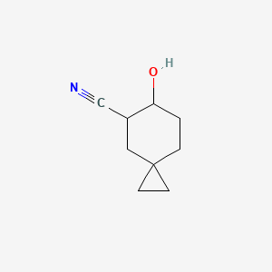 6-Hydroxyspiro[2.5]octane-5-carbonitrile