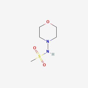 molecular formula C5H12N2O3S B8475856 N-morpholin-4-yl-methanesulfonamide 