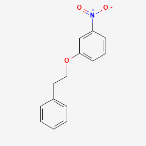 molecular formula C14H13NO3 B8475930 1-Nitro-3-(2-phenylethoxy)benzene 