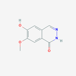 molecular formula C9H8N2O3 B8475944 6-Hydroxy-7-methoxy-1,2-dihydrophthalazin-1-one 