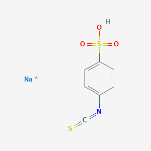 molecular formula C7H5NNaO3S2 B8475952 Sodium 4-sulfophenylisothiocyanate 