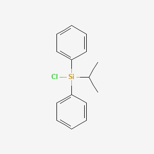 molecular formula C15H17ClSi B8475960 Diphenylisopropylchlorosilane CAS No. 76814-97-6