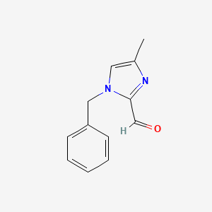 molecular formula C12H12N2O B8475964 1-benzyl-4-methyl-1H-imidazole-2-carbaldehyde 