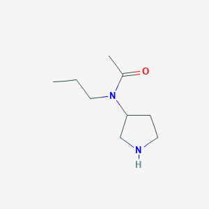 molecular formula C9H18N2O B8475991 3-(N-Acetyl-n-propylamino)pyrrolidine 