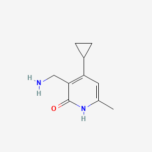 3-(Aminomethyl)-4-cyclopropyl-6-methyl-2(1H)-pyridinone