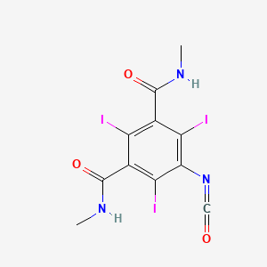 2,4,6-Triiodo-5-isocyanato-N~1~,N~3~-dimethylbenzene-1,3-dicarboxamide