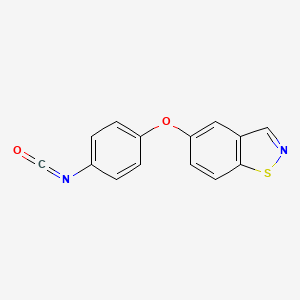 5-(4-Isocyanatophenoxy)-1,2-benzothiazole