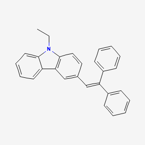 molecular formula C28H23N B8476079 3-(2,2-Diphenylethenyl)-9-ethyl-9H-carbazole CAS No. 89114-86-3