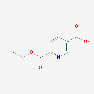 molecular formula C9H8NO4- B8476080 Ethyl 2,5-pyridine-dicarboxylate 