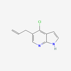 5-Allyl-4-chloro-1H-pyrrolo[2,3-b]pyridine