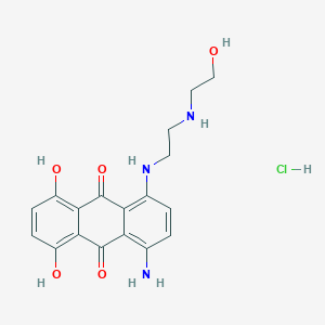 molecular formula C18H20ClN3O5 B8476120 Mitoxantrone impurity A HCl CAS No. 89991-54-8