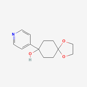 8-Pyridin-4-yl-1,4-dioxaspiro[4.5]decan-8-ol