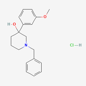 3-(3-Methoxyphenyl)-1-benzyl-piperidine-3-ol hydrochloride