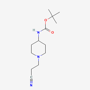 tert-Butyl 1-(2-cyanoethyl)piperidin-4-ylcarbamate