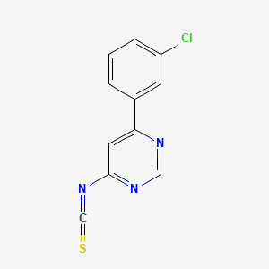 4-(3-Chlorophenyl)-6-isothiocyanatopyrimidine