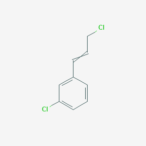 molecular formula C9H8Cl2 B8476287 3-Chloro-cinnamyl chloride 