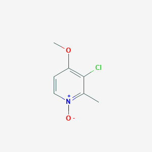 3-Chloro-4-methoxy-2-picoline-N-oxide