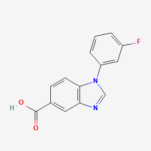 1-(3-fluorophenyl)-1H-benzimidazole-5-carboxylic acid