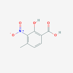 molecular formula C8H7NO5 B8476346 2-Hydroxy-4-methyl-3-nitrobenzoic acid 
