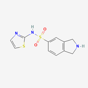 2,3-Dihydro-1H-isoindole-5-sulfonic acid thiazol-2-ylamide