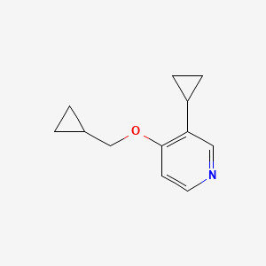 3-Cyclopropyl-4-(cyclopropylmethoxy)pyridine