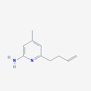 2-Amino-6-(3-buten-1-yl)-4-methylpyridine