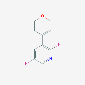 3-(3,6-Dihydro-2H-pyran-4-YL)-2,5-difluoro-pyridine