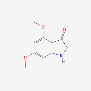 molecular formula C10H11NO3 B8476497 4,6-Dimethoxy-3-indolinone 