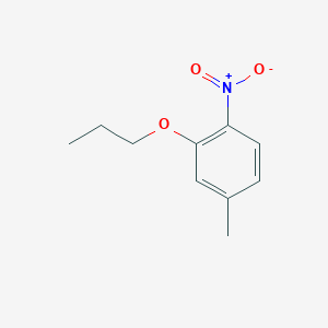 molecular formula C10H13NO3 B8476508 3-Propoxy-4-nitrotoluene 