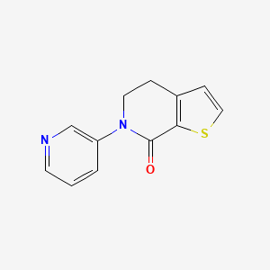 molecular formula C12H10N2OS B8476514 6-pyridin-3-yl-5,6-dihydro-4H-thieno[2,3-c]pyridin-7-one 