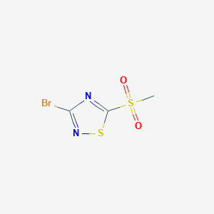 3-Bromo-5-methanesulfonyl-[1,2,4]thiadiazole