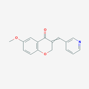 6-Methoxy-3-(3-pyridyl)methylene-4-chromanone