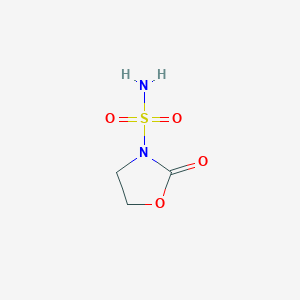 molecular formula C3H6N2O4S B8476614 2-Oxooxazolidine-3-sulfonamide 