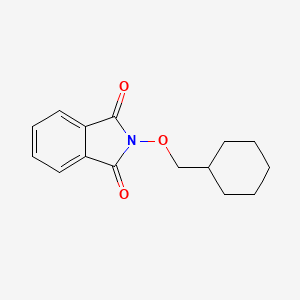 molecular formula C15H17NO3 B8476623 N-Cyclohexylmethoxyphthalimide 