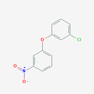 molecular formula C12H8ClNO3 B8476636 3-(3-Chlorophenoxy)nitrobenzene 
