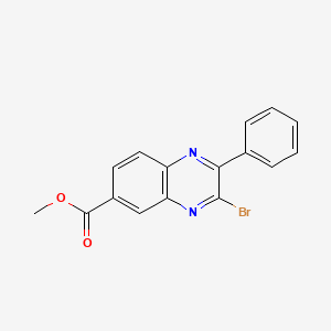 Methyl 3-bromo-2-phenylquinoxaline-6-carboxylate