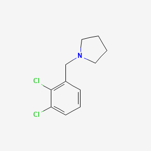 molecular formula C11H13Cl2N B8476679 1-(2,3-Dichlorobenzyl)pyrrolidine 