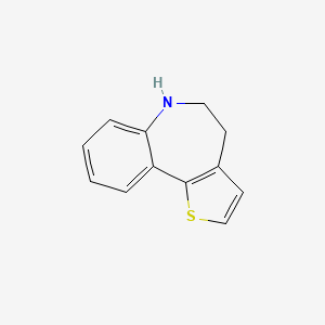molecular formula C12H11NS B8476715 5,6-Dihydro-4H-benzo[B]thieno[2,3-D]azepine 