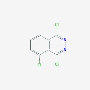 molecular formula C8H3Cl3N2 B8476717 1,4,5-Trichlorophthalazine 